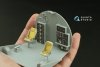 Quinta Studio QD32234 Boeing B-17E/F Radio operator's compartment. 3D-Printed coloured Interior on decal paper (HK models) 1/32